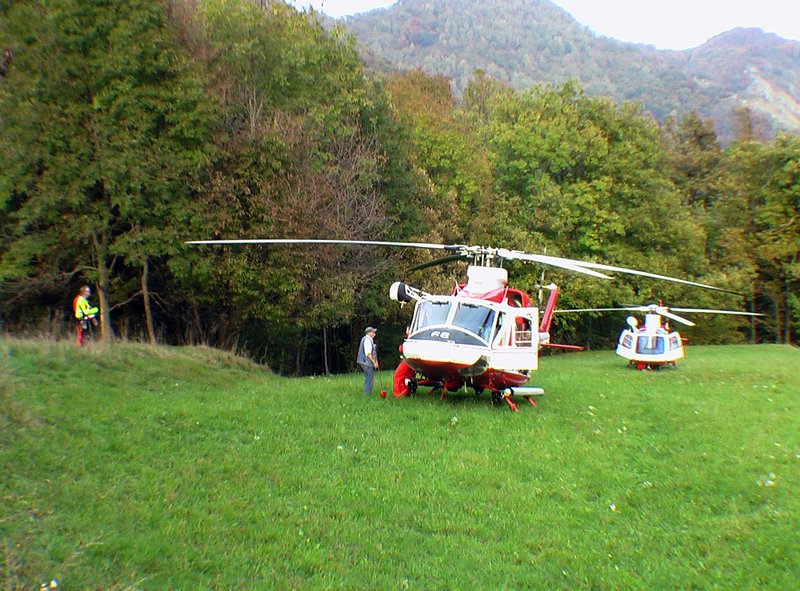 Malore, caduta. Morte a Vararo (foto Zidda)