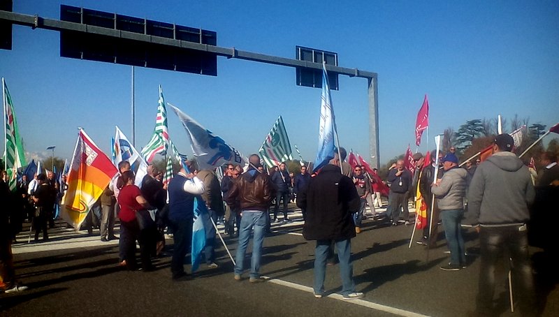 Corteo dei lavoratori di Malpensa 7