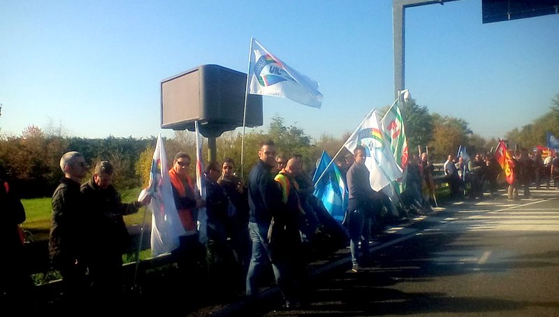 Corteo dei lavoratori di Malpensa 10