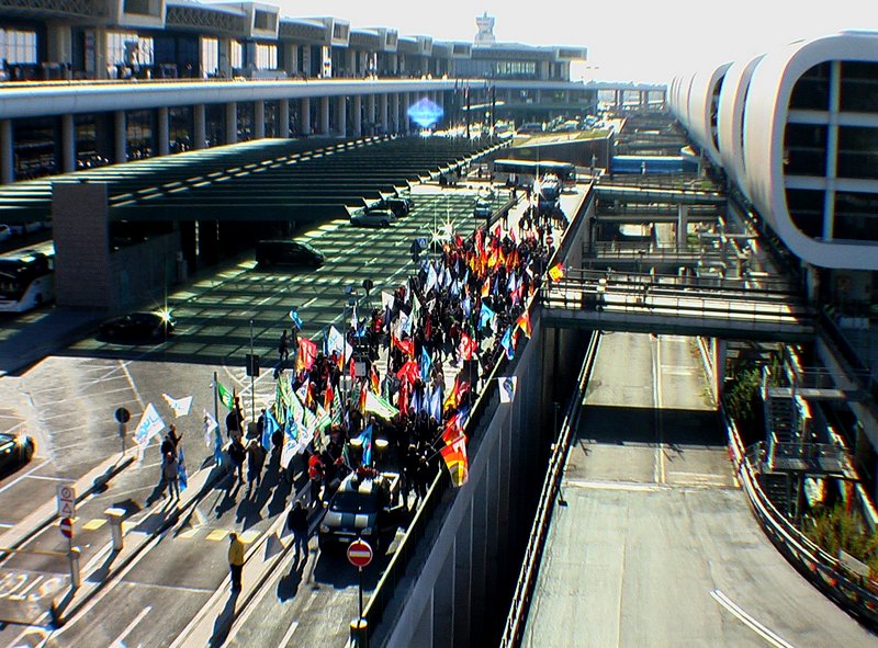 Corteo dei lavoratori di Malpensa 18