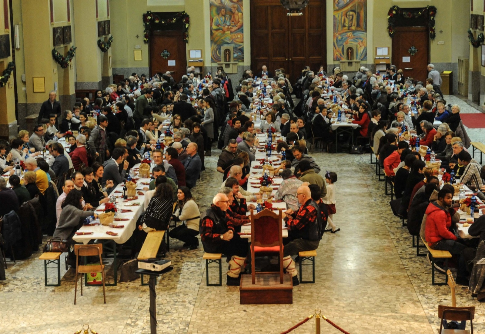 busto arsizio varese cena dell' amicizia e solidarieta' a borsano