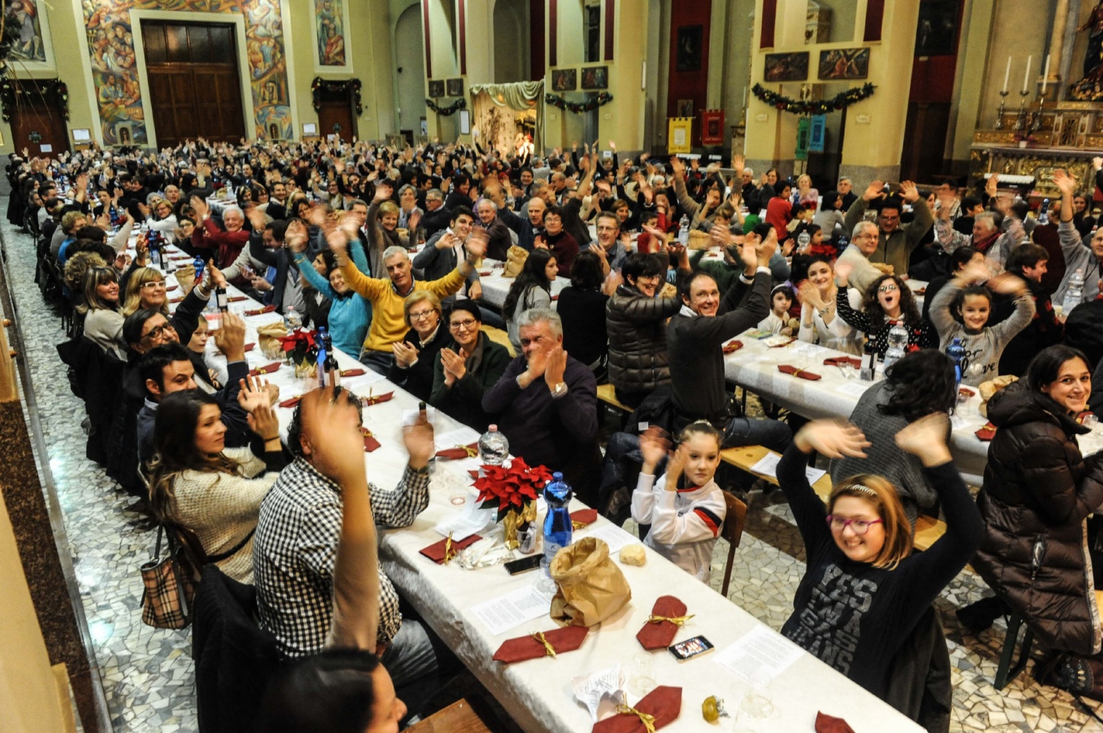 busto arsizio varese cena dell' amicizia e solidarieta' a borsano