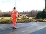 Il luogo dell’incidente fatale a Vincenzo Caputo (foto Zidda)