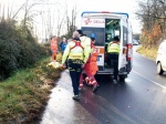 Il luogo dell’incidente fatale a Vincenzo Caputo (foto Zidda)
