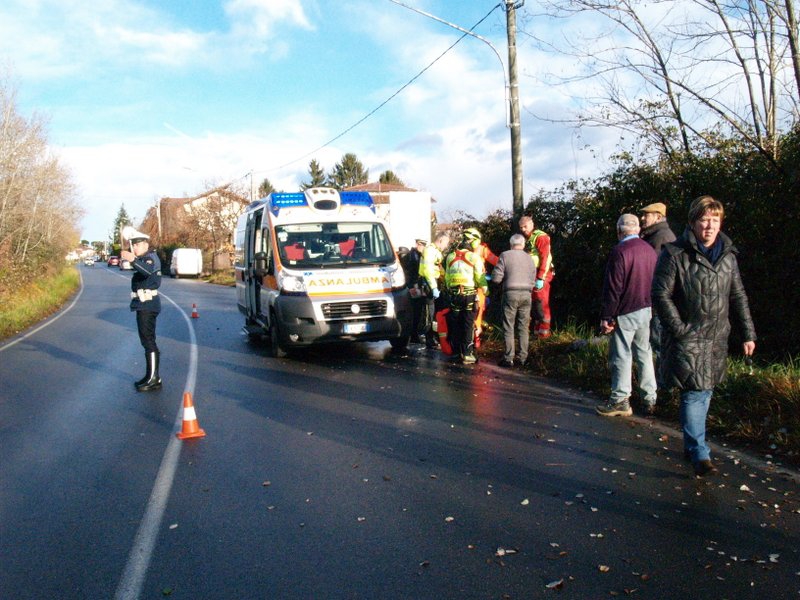 Il luogo dell’incidente fatale a Vincenzo Caputo (foto Zidda)