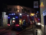 Incendio palazzina 030216 Luino Vigili del fuoco 