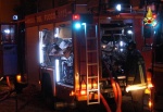 Incendio palazzina 030216 Luino Vigili del fuoco 