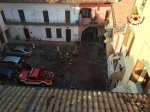 Incendio palazzina 030216 Luino Vigili del fuoco 
