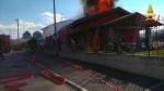 Incendio tetto villetta Cocquio