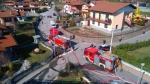 Incendio tetto villetta Cocquio