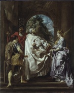 Rubens, San Gregorio con santa Domitilla, san Mauro e san Papiano (1606)