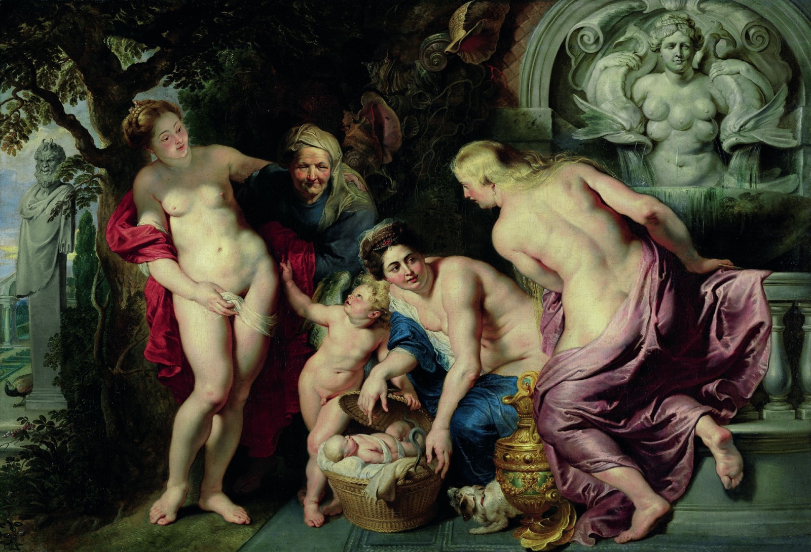 Rubens, La scoperta di Erittonio fanciullo (1615-1616)