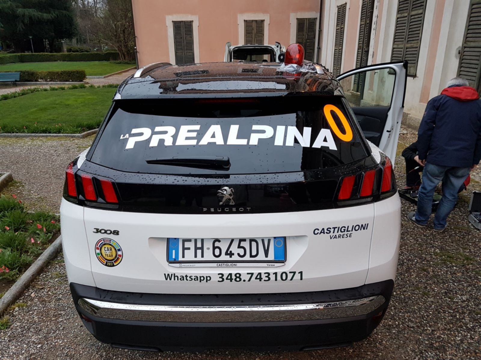 Verifiche piazza Monte Grappa Rally dei Laghi