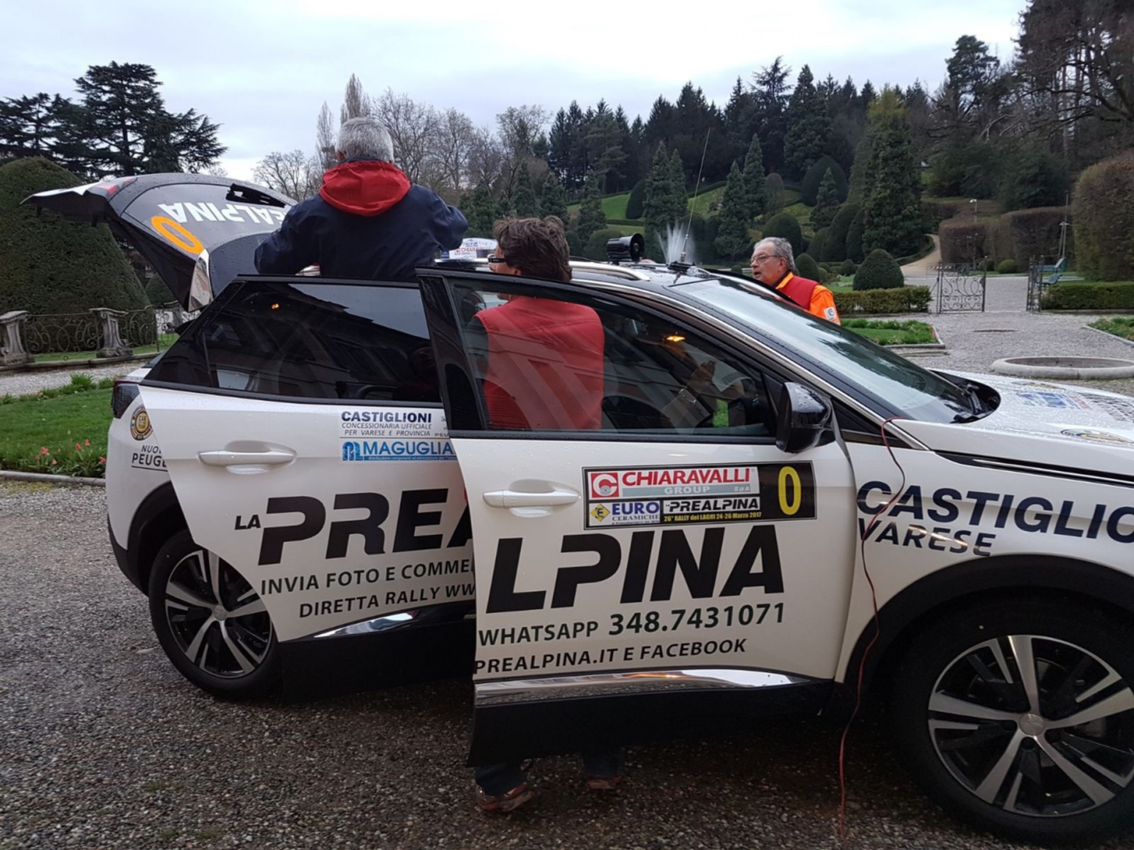 Verifiche piazza Monte Grappa Rally dei Laghi