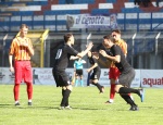 Busto Arsizio 29/03/2017#br/#Campionato Serie D Gir B#br/#Aurora Pro Patria - Grumellese#br/#Nella foto:  BORTOLUZ ESULTANZA