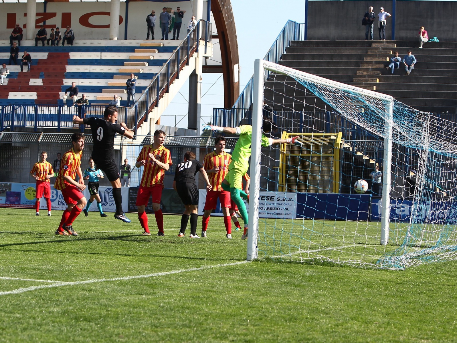 Busto Arsizio 29/03/2017#br/#Campionato Serie D Gir B#br/#Aurora Pro Patria - Grumellese#br/#Nella foto:  BORTOLUZ 3 GOAL