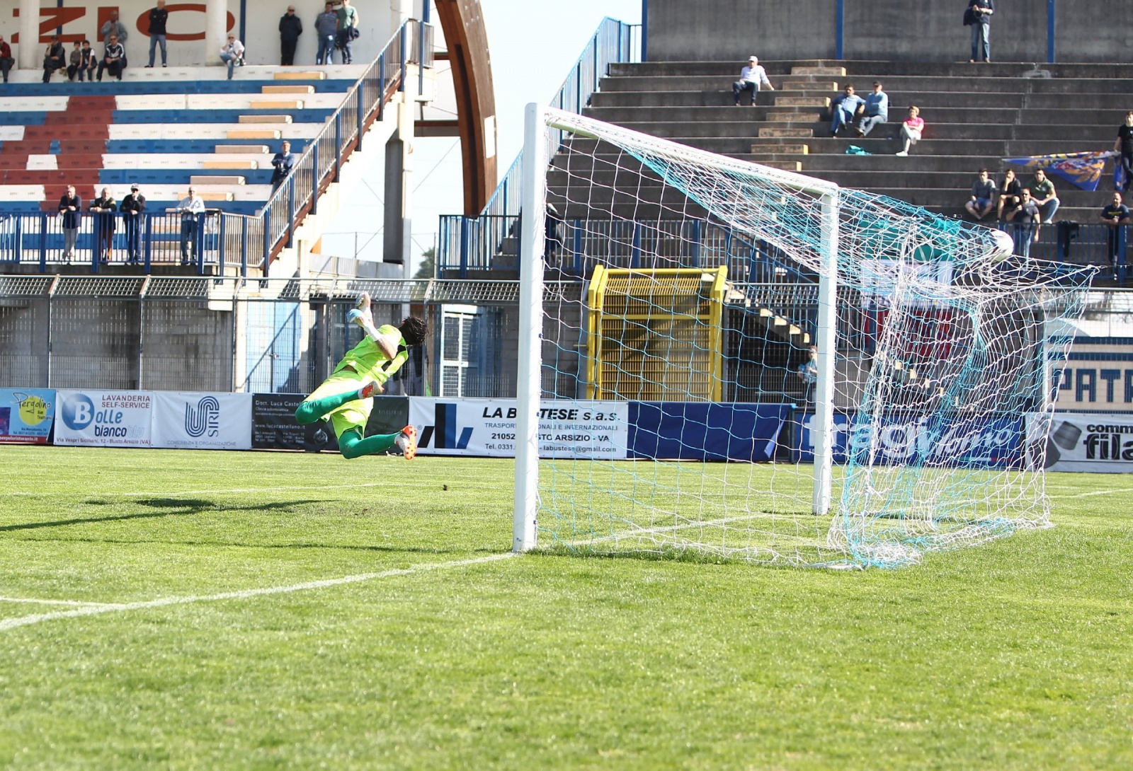 Busto Arsizio 29/03/2017#br/#Campionato Serie D Gir B#br/#Aurora Pro Patria - Grumellese#br/#Nella foto: GHERARDI GOAL