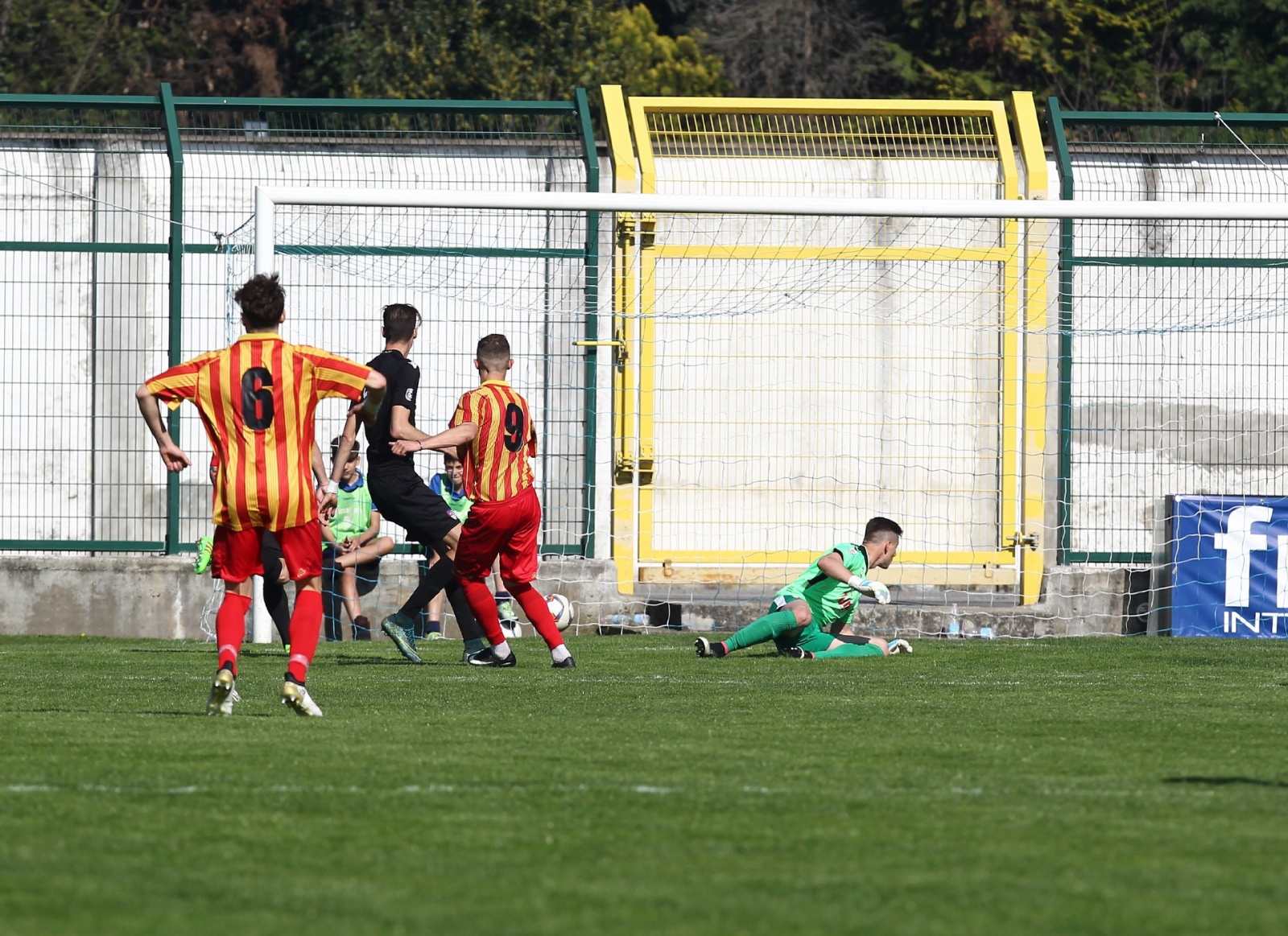 Busto Arsizio 29/03/2017#br/#Campionato Serie D Gir B#br/#Aurora Pro Patria - Grumellese#br/#Nella foto: IL TERZO GOAL GRUMELLESE