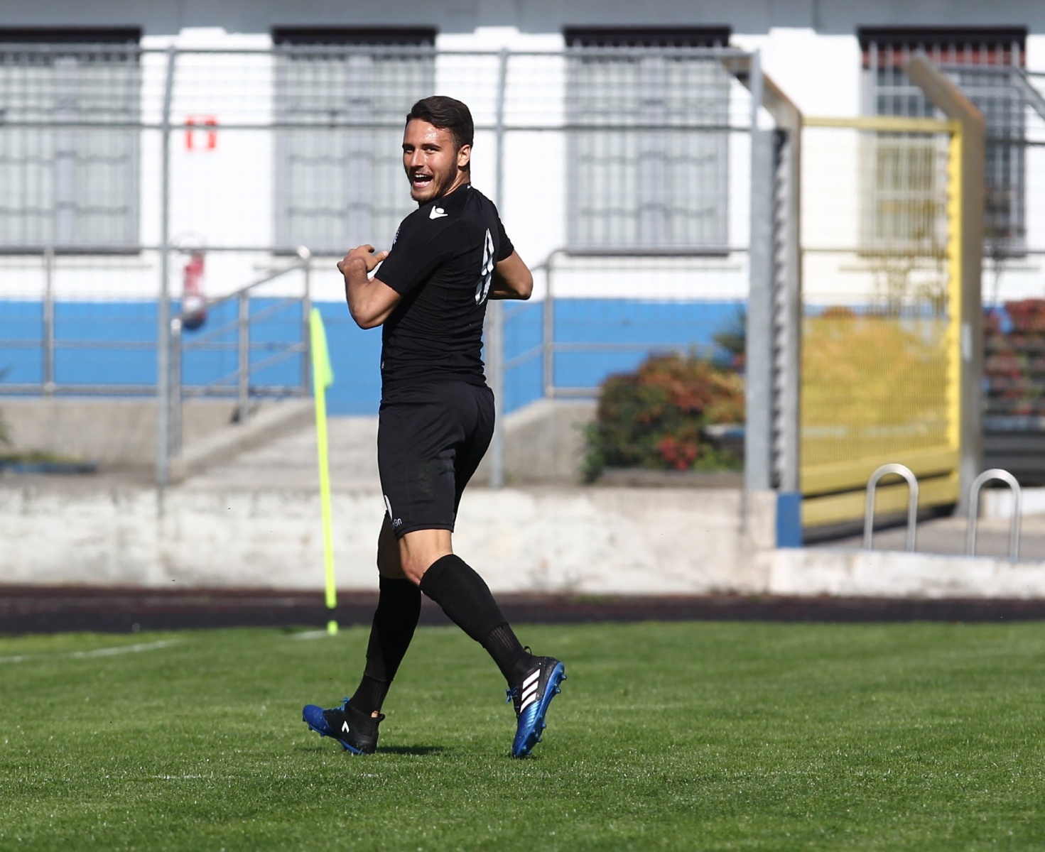 Busto Arsizio 29/03/2017#br/#Campionato Serie D Gir B#br/#Aurora Pro Patria - Grumellese#br/#Nella foto: BORTOLUZ ESULTANZA