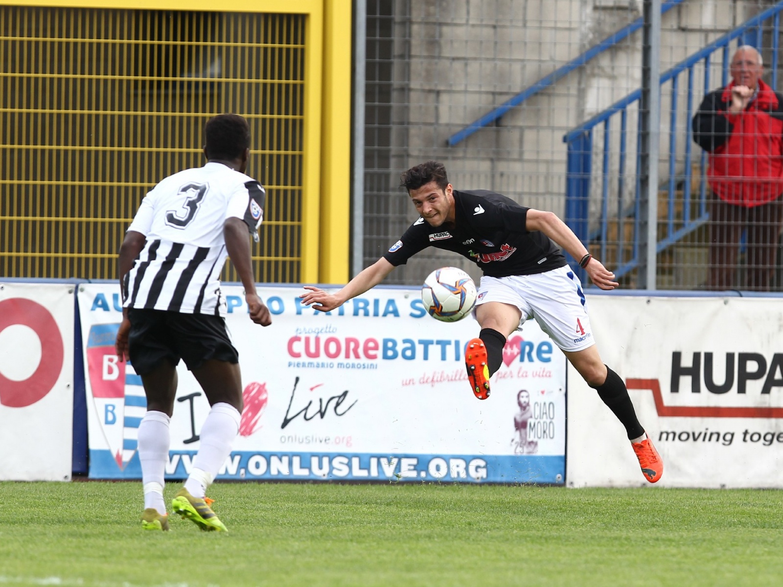 Busto Arsizio 02/04/2017#br/#Campionato Serie D Gir B#br/#Aurora Pro Patria - Cavenago Fanfulla#br/#Nella foto: PIRAS