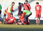 VARESE VARESE CALCIO INVERUNO NELLA FOTO ESULTNZA MORAO