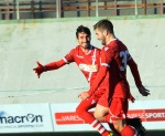 VARESE VARESE CALCIO INVERUNO NELLA FOTO ESULTANZA MORAO