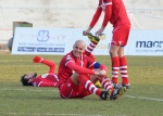 VARESE VARESE CALCIO OLTREPOVOGHERA NELLA FOTO GHIDONI FERRI FINE PARTITA