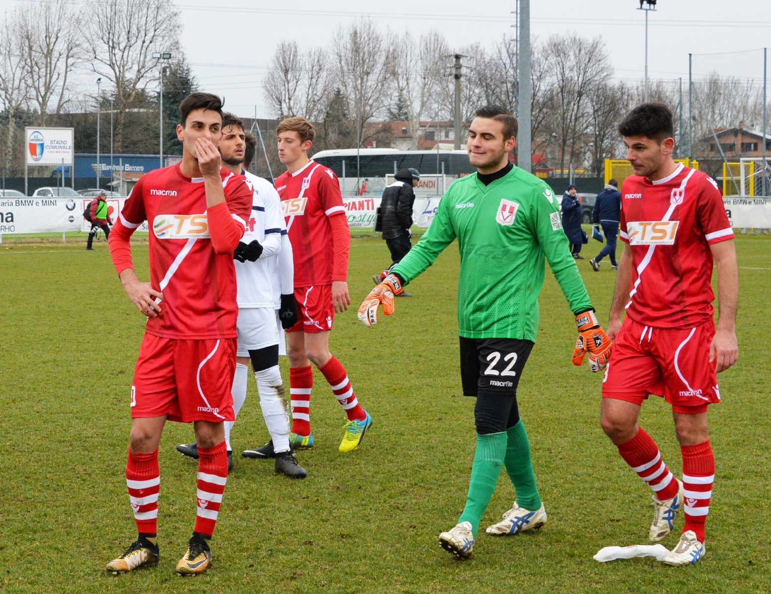 CARONNO PERTUSELLA CARONNESE CALCIO VARESE NELLA FOTO DELUSIONE VARESE