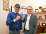 VARESE PRESENTAZIONE RALLY DEI LAGHI 2018 SEDE PREALPINA NELLA FOTO FILIPPO PENSOTTI CON DIRETTORE LUCCHI