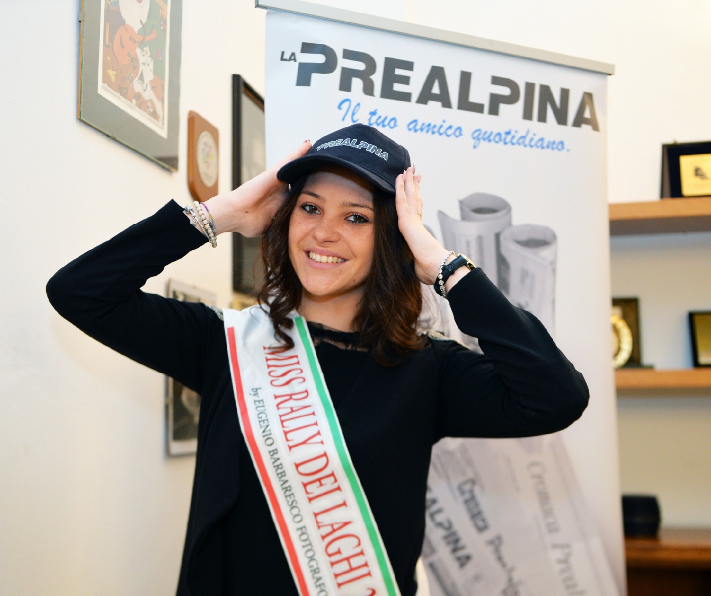 VARESE PRESENTAZIONE RALLY DEI LAGHI 2018 SEDE PREALPINA NELLA FOTO MISS RALLY LARA MARCHI