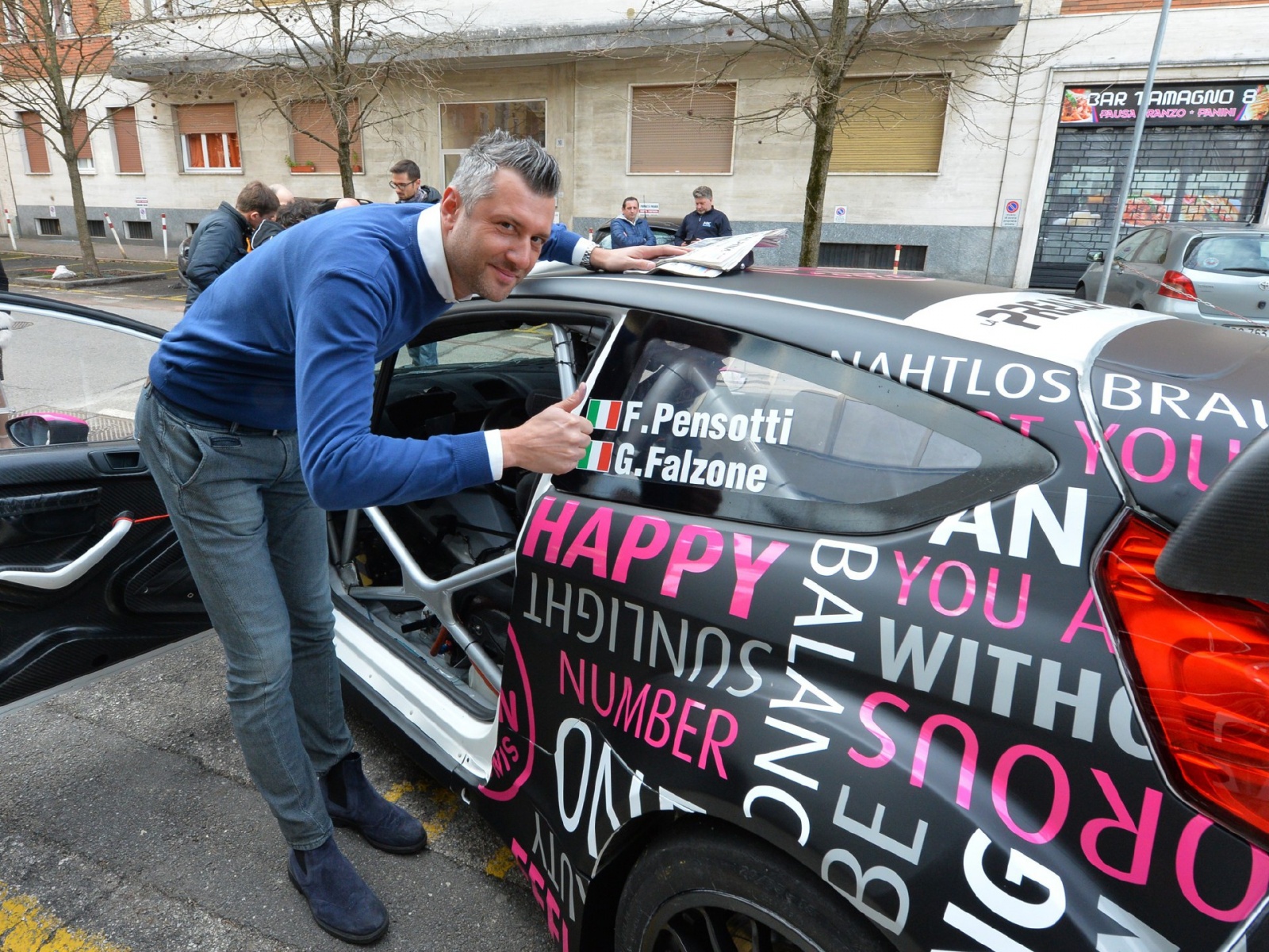 VARESE PRESENTAZIONE RALLY DEI LAGHI 2018 SEDE PREALPINA NELLA FOTO PENSOTTI