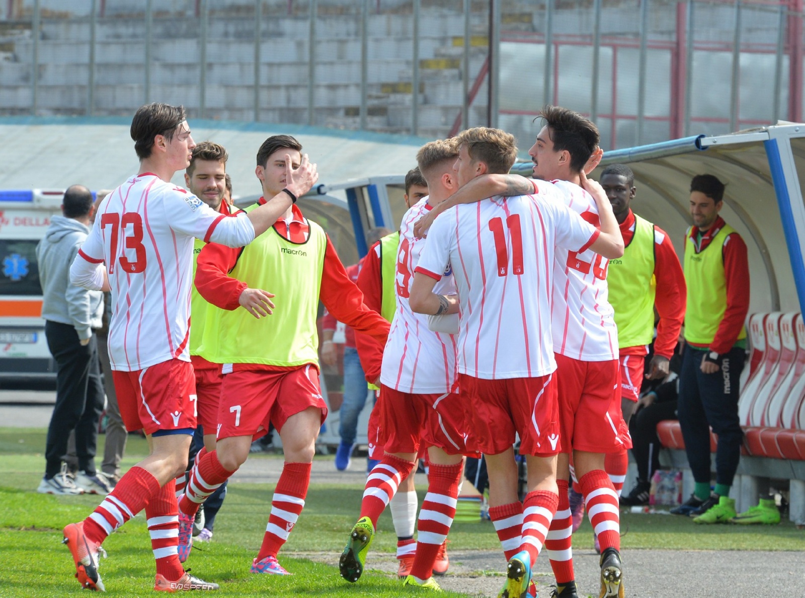 VARESE VARESE CALCIO FOLGORE CARATESE NELLA FOTO ESULTANZA PALAZZOLO