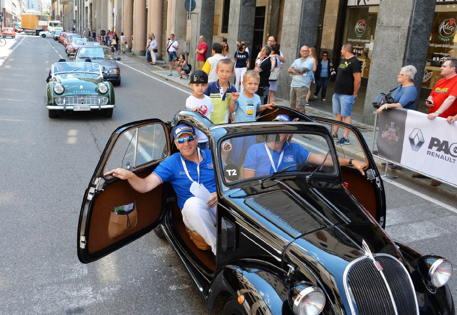 VARESE ESPOSIZIONE E PARTENZA AUTO STORICHE VARESE CAMPO DEI FIORI COPPA TRE LAGHI 2018