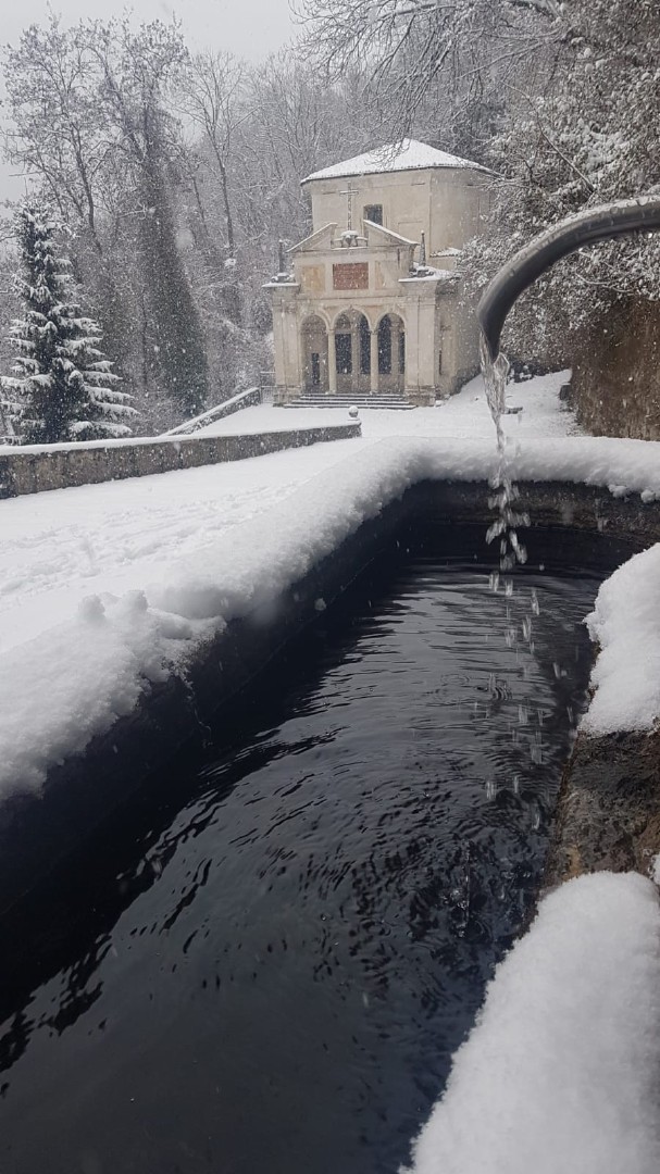 Il meraviglioso Sacro Monte innevato (Giuseppe Macchi)