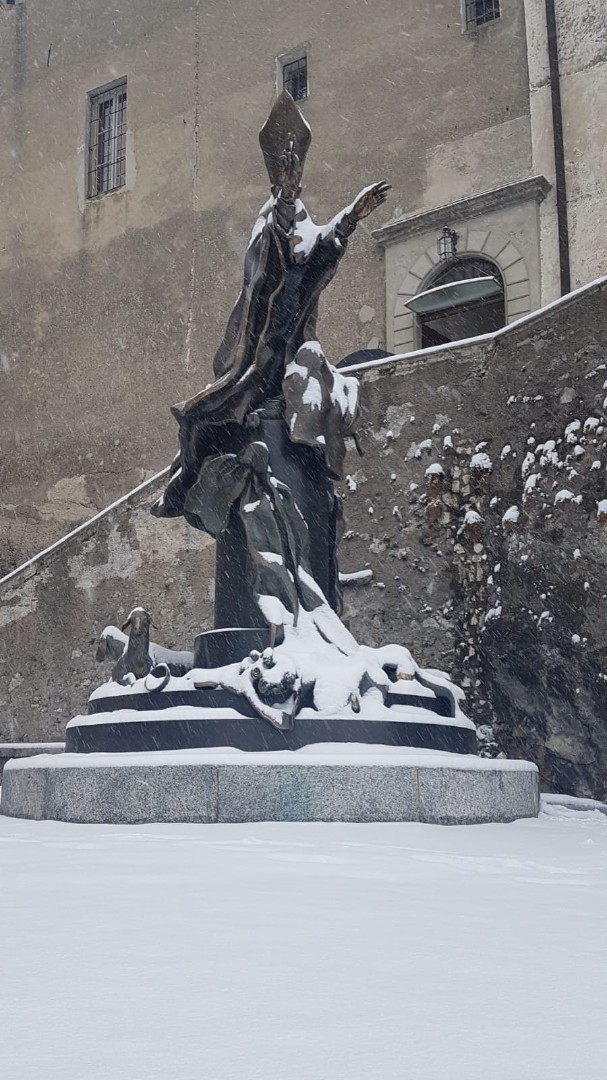 Il meraviglioso Sacro Monte innevato (Giuseppe Macchi)