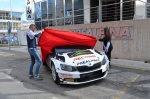 Filippo Pensotti e Miss Rally dei Laghi 2019, Greta Beraldo, svelano la Skoda Fabia R5 griffata Prealpina