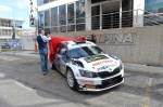 Filippo Pensotti e Miss Rally dei Laghi 2019, Greta Beraldo, svelano la Skoda Fabia R5 griffata Prealpina