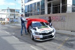 Filippo Pensotti e Miss Rally dei Laghi 2019, Greta Beraldo, svelano la Skoda Fabia R5 griffata Prealpina