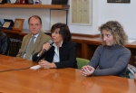 Daniela Bramati tra Giuseppe Redaelli e Clarissa Chiacchella