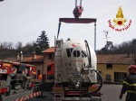 Le foto dell’intervento dei vigili del fuoco in via Monte Novegno