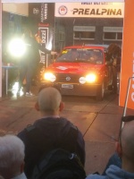 Rally dei Laghi piazza Monte Grappa
