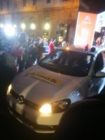 Rally dei Laghi piazza Monte Grappa
