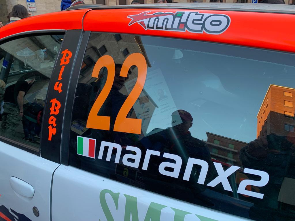 Rally dei Laghi piazza Monte Grappa