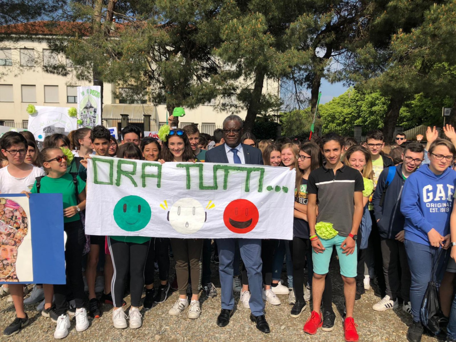 Marcia legalità Busto Arsizio con Nobel Pace Denis Mukwege