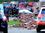 ALBIZZATE CROLLO VIA MARCONI CON MORTI E FERITI