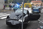 La Porsche utilizzata dai ladri nel colpo