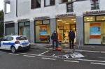 I danni all’Unicredit di Parabiago