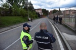 Il luogo del tragico incidente in via Rovereto