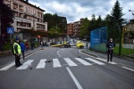 Il luogo del tragico incidente in via Rovereto