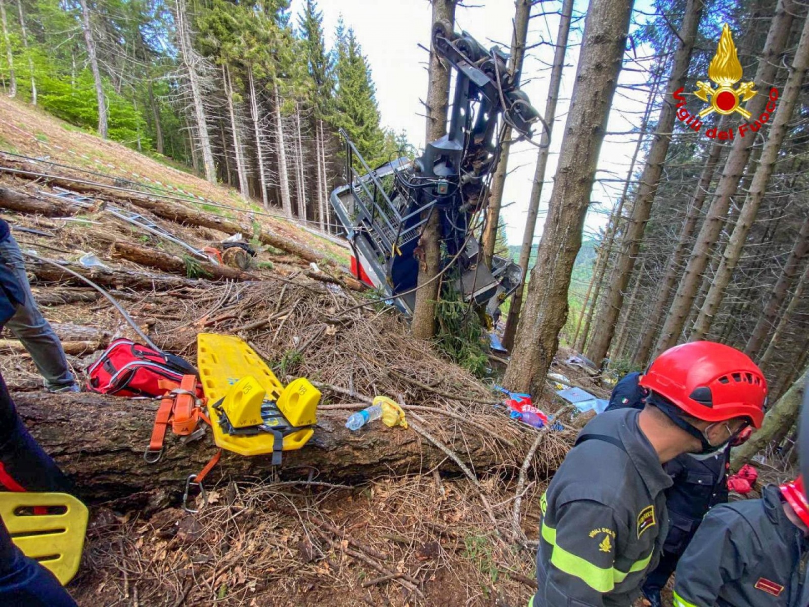 Crollo della funivia Mottarone, sul lago Maggiore